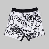 Manto Debza Fight Shorts White