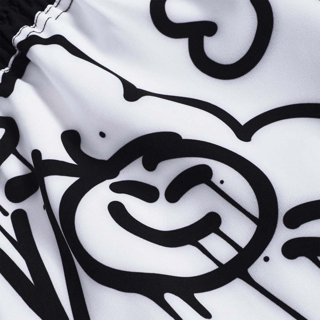 Manto Debza Fight Shorts White