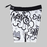 Manto Debza Fight Shorts White
