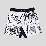 Manto Debza Fight Shorts White