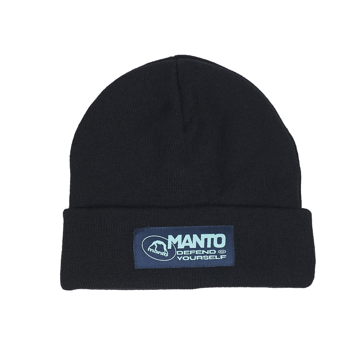 Manto defiende a ti mismo gorro negro