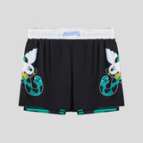 Manto Dove Fight Shorts Black
