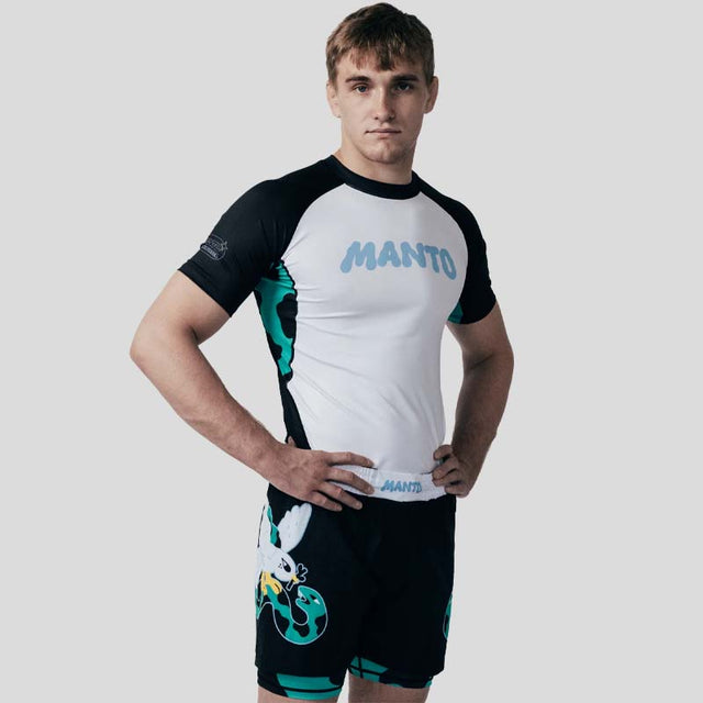Manto Dove Rash Guard Black