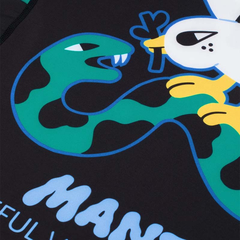 Manto Dove Rash Guard Black