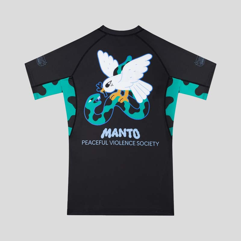 Manto Dove Rash Guard Black