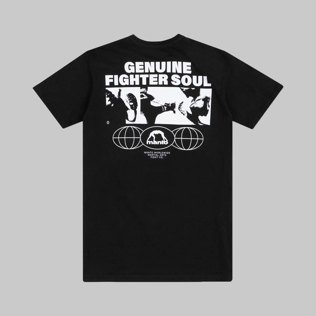 Camiseta de alma de caça manto preto