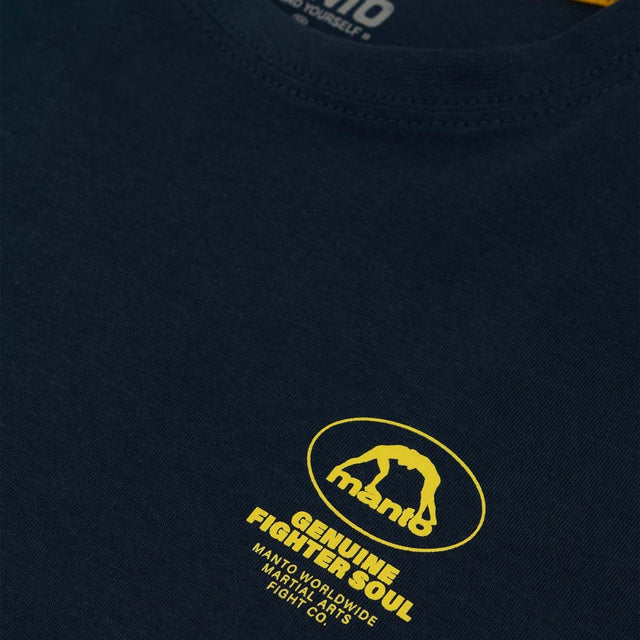 Manto Fighter Soul T-Shirt Navy