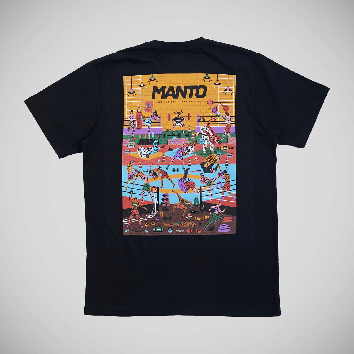 Manto Gym 2.0 T-Shirt Black