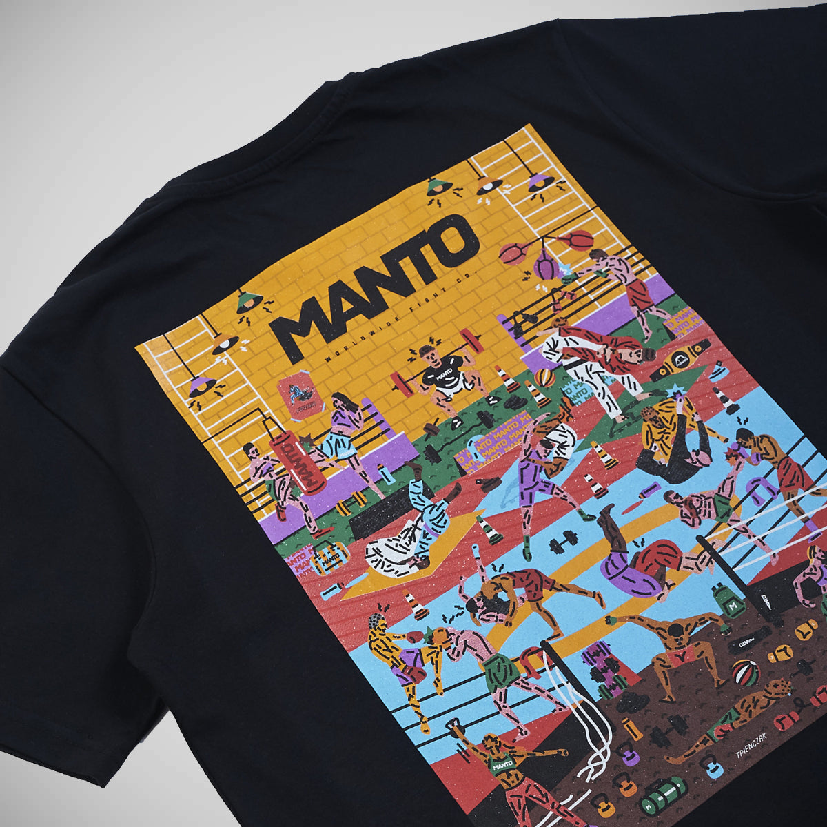 Manto Spor Salonu 2.0 T-Shirt Siyah