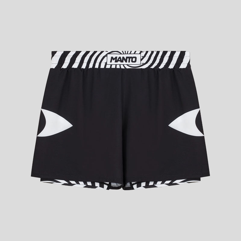 Manto Illusion Fight Shorts Black