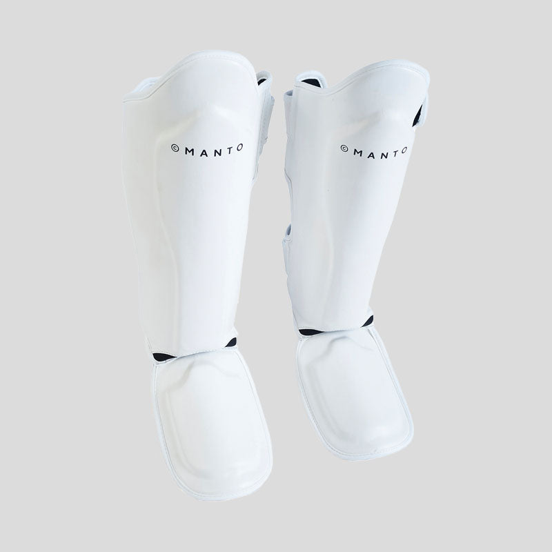 Manto Impact Shin Guards White