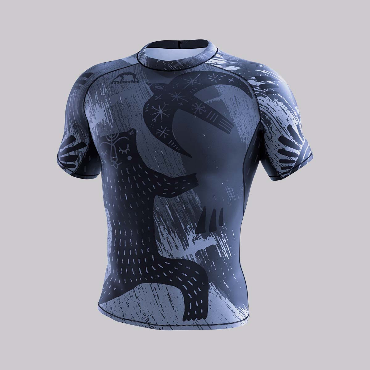 मंटो लिविंग्स रैश गार्ड ग्रे