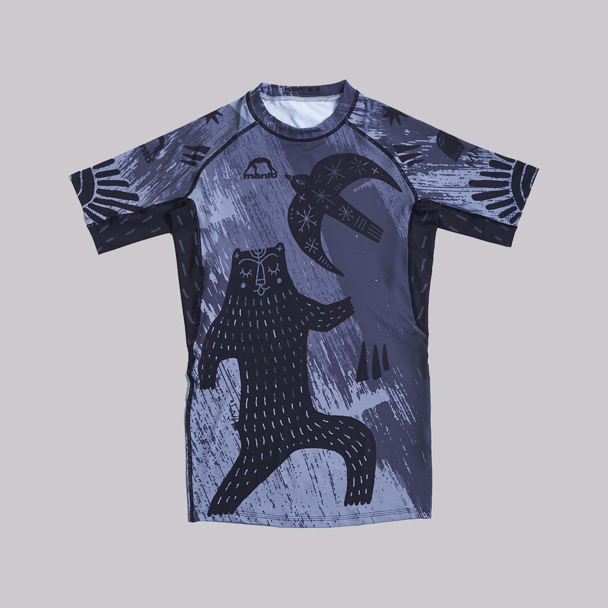 मंटो लिविंग्स रैश गार्ड ग्रे