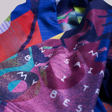 Manto Neon Abstract Rash Guard Multi Color
