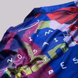 Manto Neon Abstract Rash Guard Multi Color