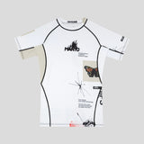 Manto Overcome Rash Guard White