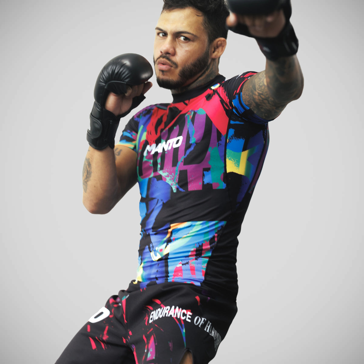 मंटो रेव रैश गार्ड मल्टीकोल