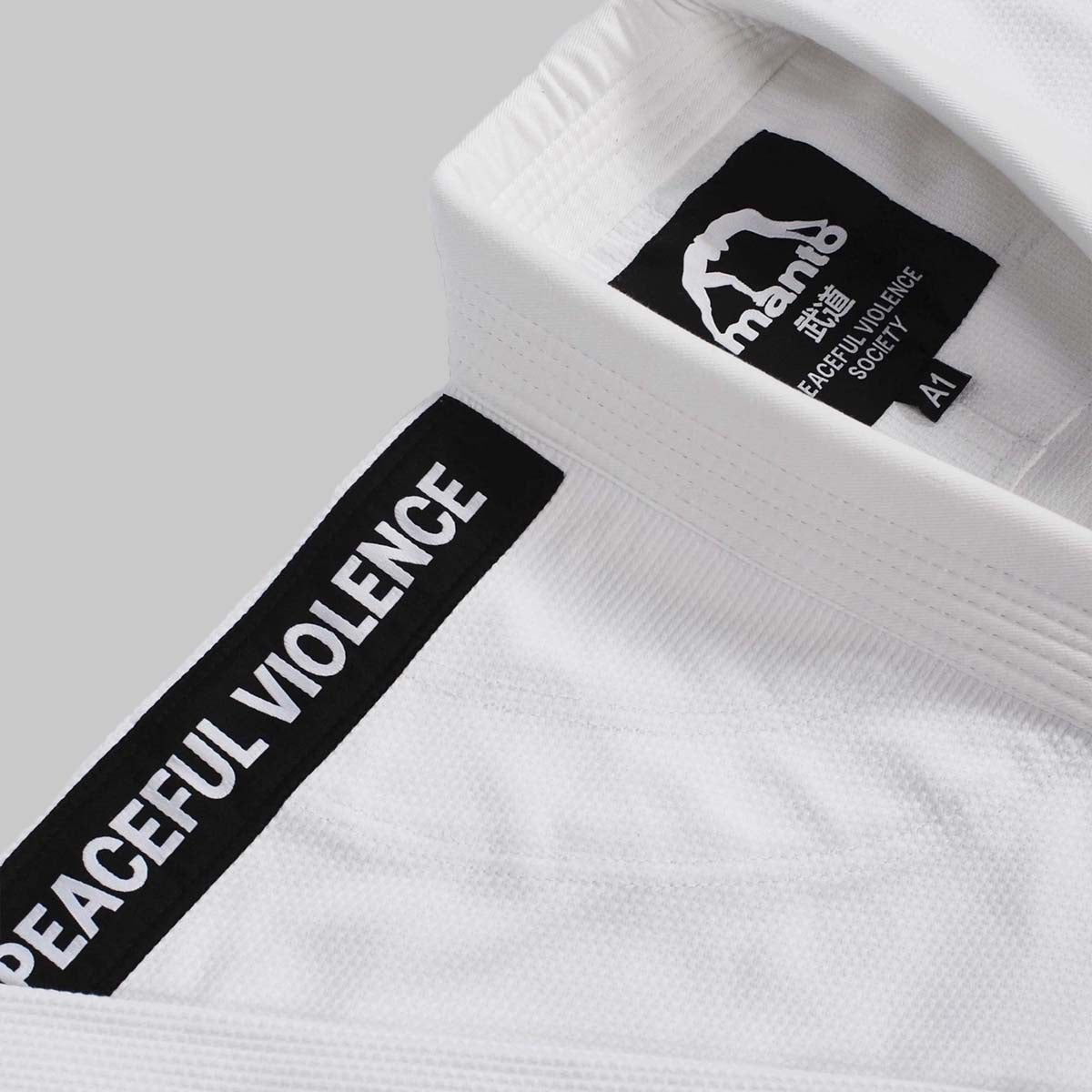 マントソサエティbjj giホワイト