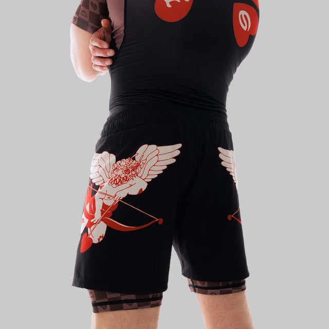 Manto Tuff Luv Fight Shorts Black
