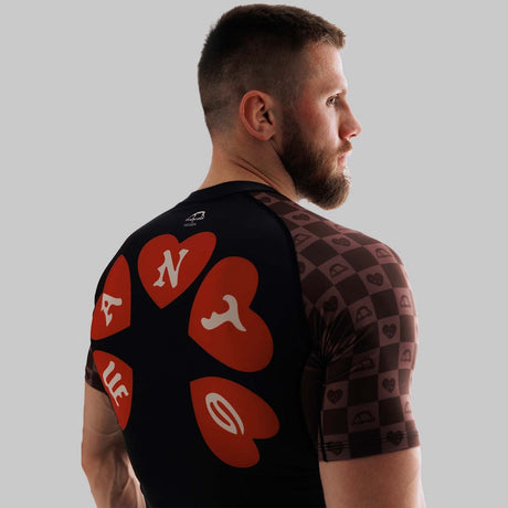 Manto Tuff Luv Rash Guard Black