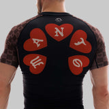 Manto Tuff Luv Rash Guard Black