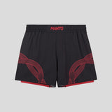 Manto Uroboros Fight Shorts Black