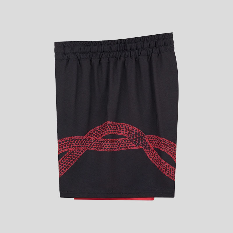 Manto Uroboros Fight Shorts Black
