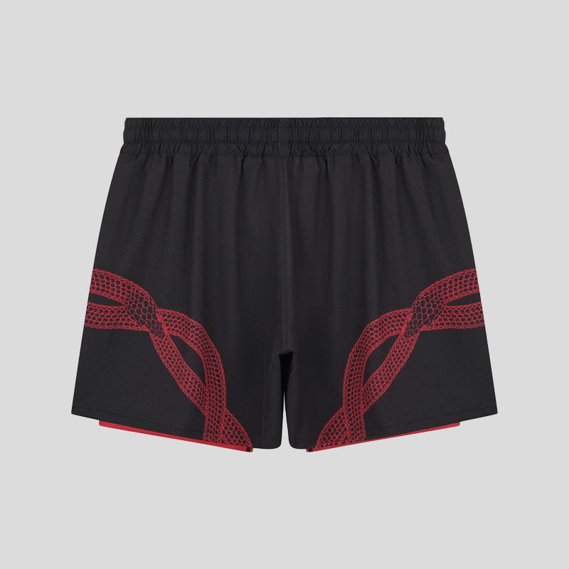 Manto Uroboros Fight Shorts Black