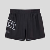 Manto Varsity Fight Shorts Black