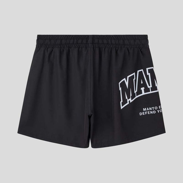 Manto Varsity Fight Shorts Black