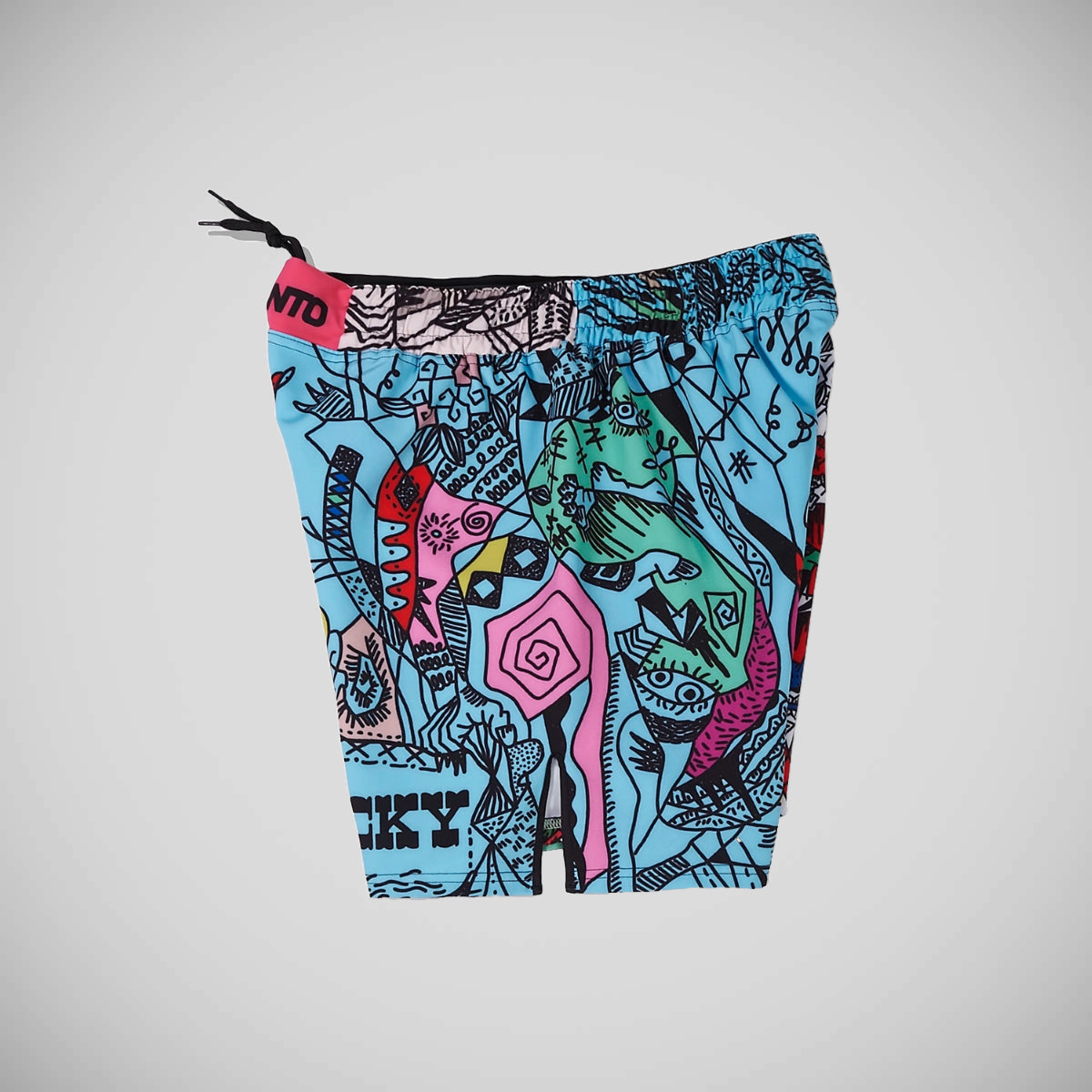 Manto Wicky combattono i pantaloncini multicolori