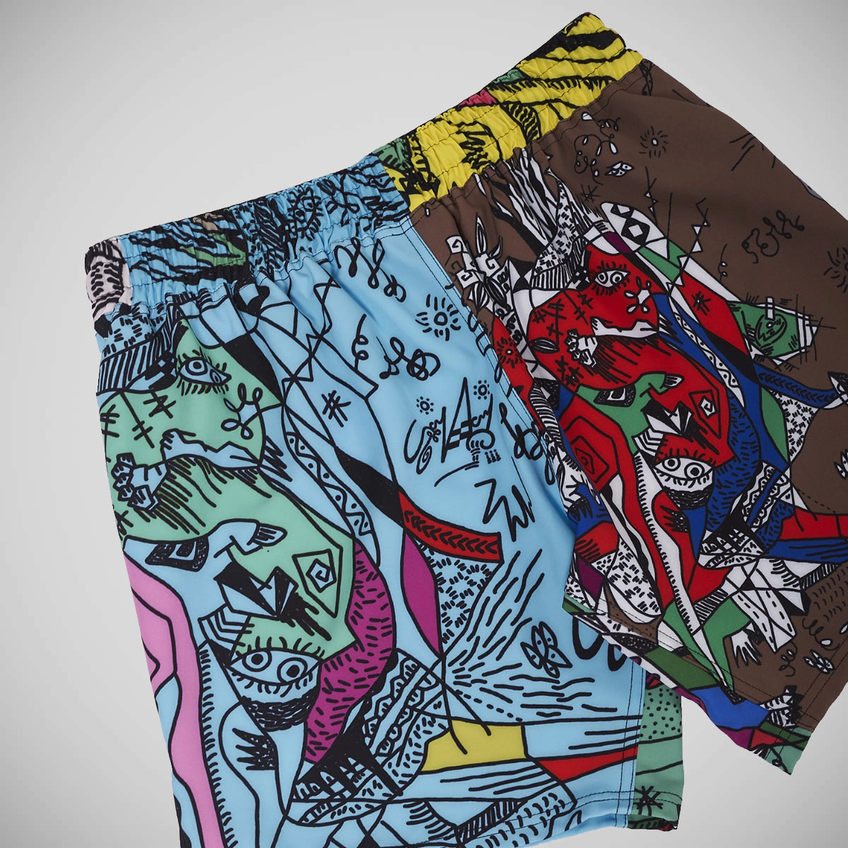 Manto Wicky Fight Shorts Multibrour