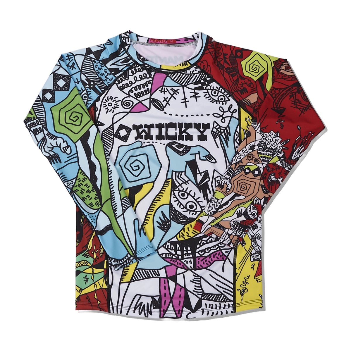 Manto Wicky Long Sleeve Rash Guard Multicolour