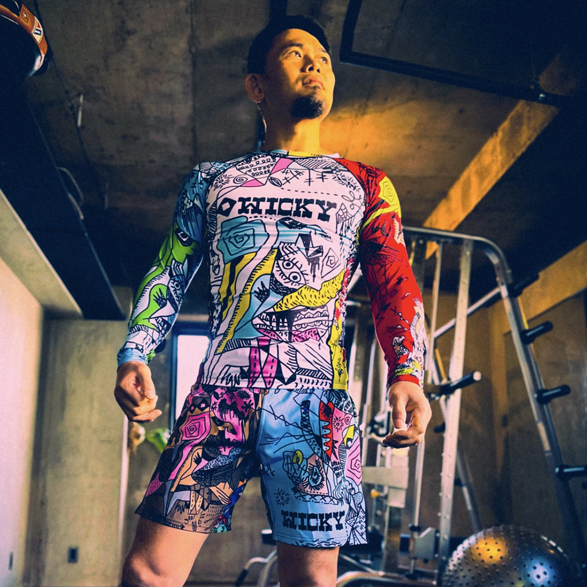 Manto Wicky Long Sleeve Rash Guard Multicolour