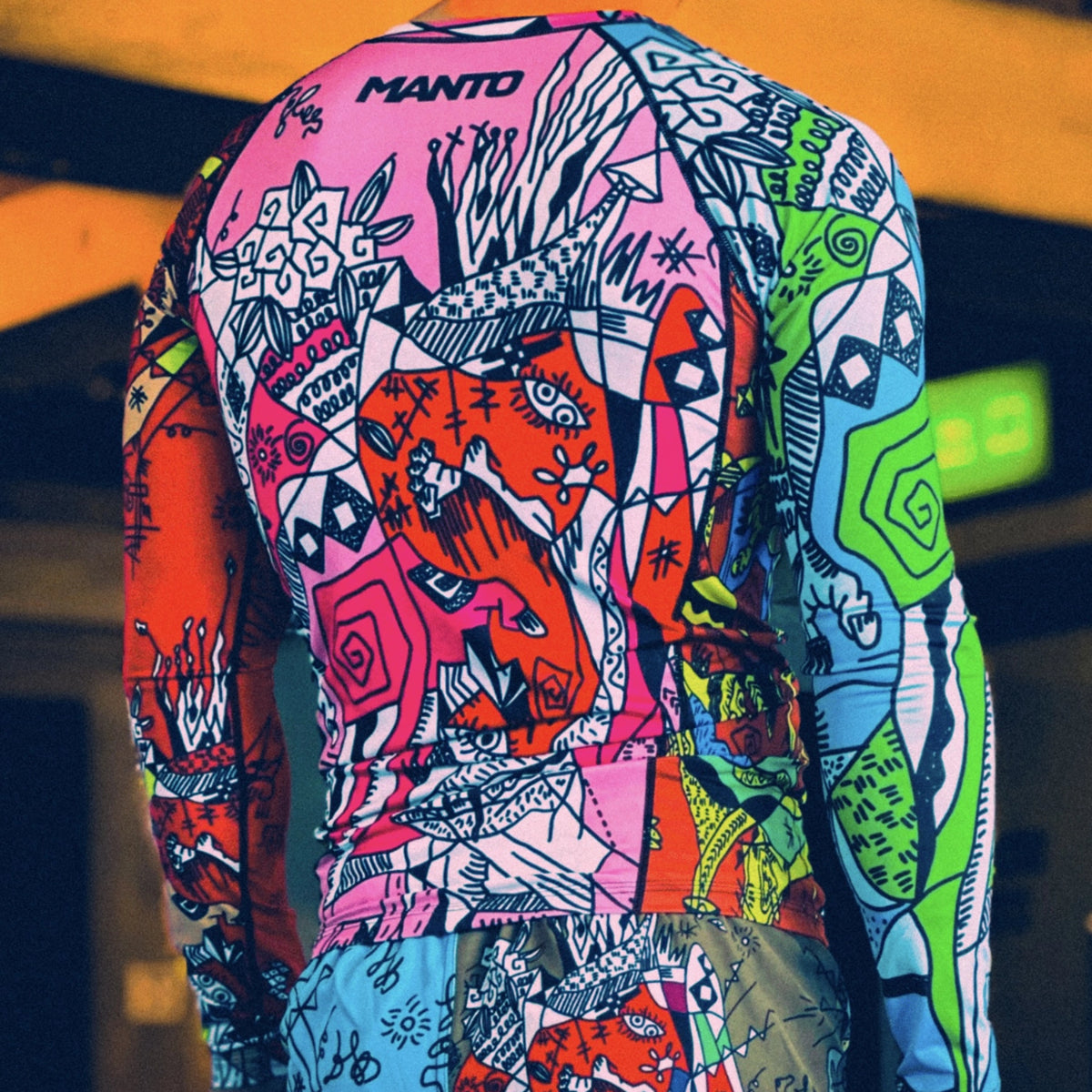 Manto Wicky Long Sleeve Rash Guard Multicolour