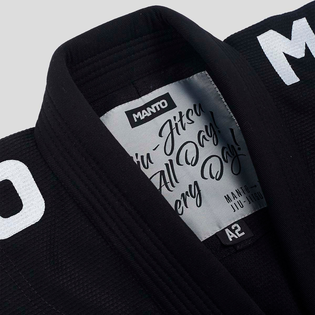 Manto x4 bjj gi schwarz