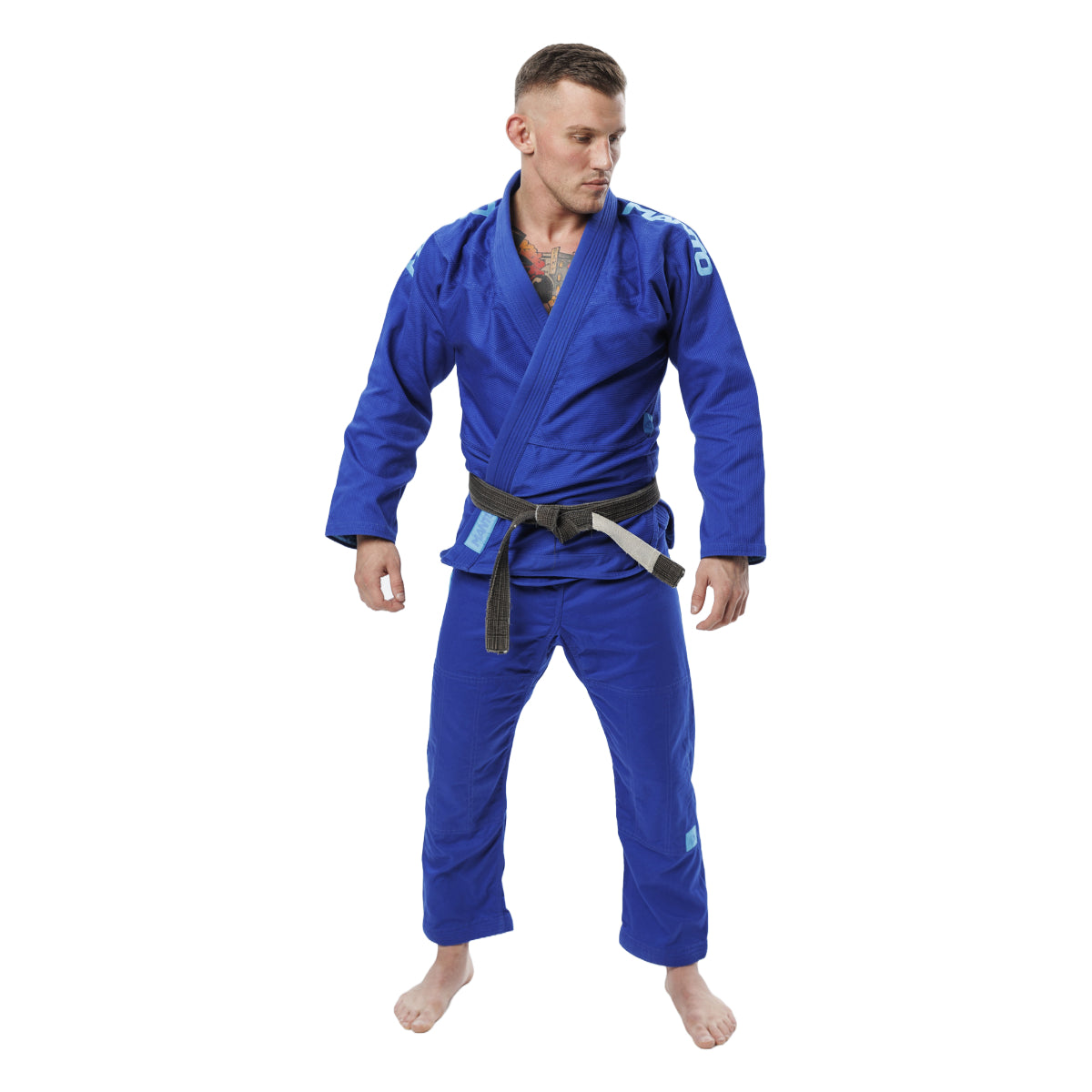 Manto x5 bjj gi azul