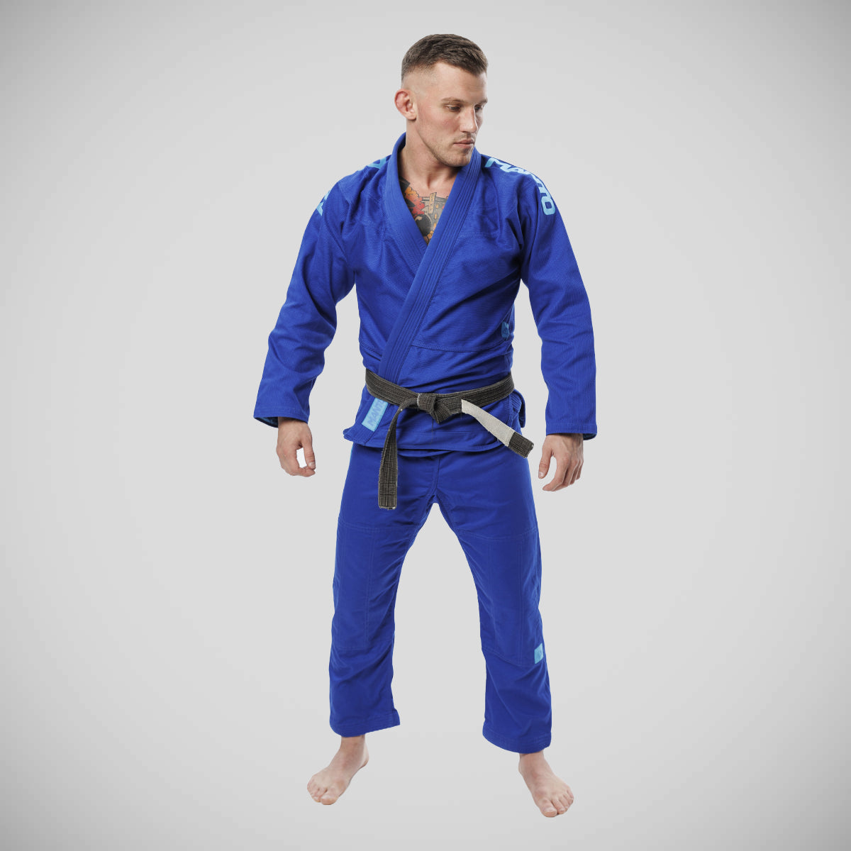 Manto x5 bjj gi azul