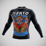 Manto Tigres de manga longa Guarda precipitada preta