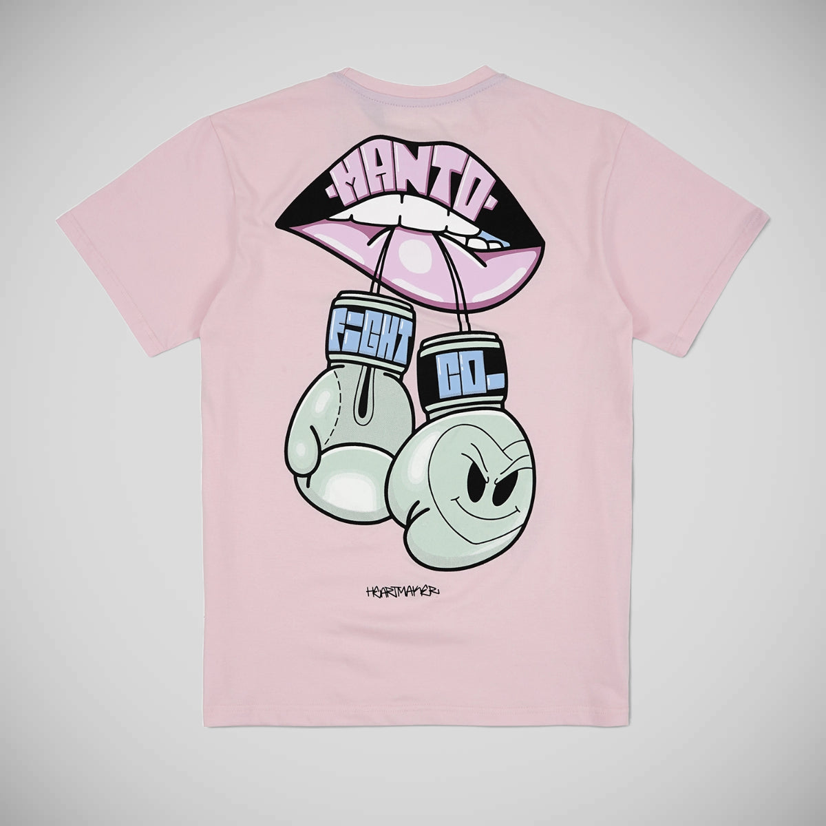 Ktof Manto x KTOF Gloves T-Shirt Pink from Made4Fighters