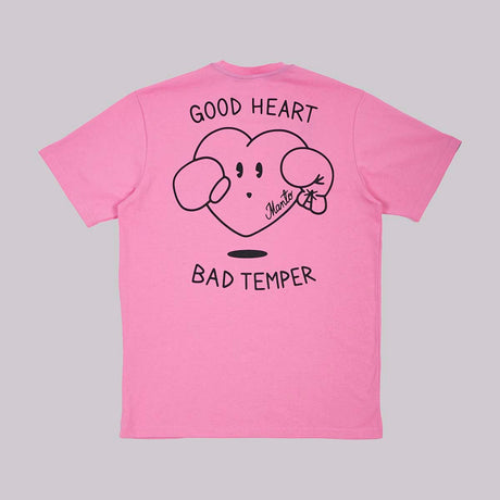 مانتو x KTOF تي شيرت قلب وردي