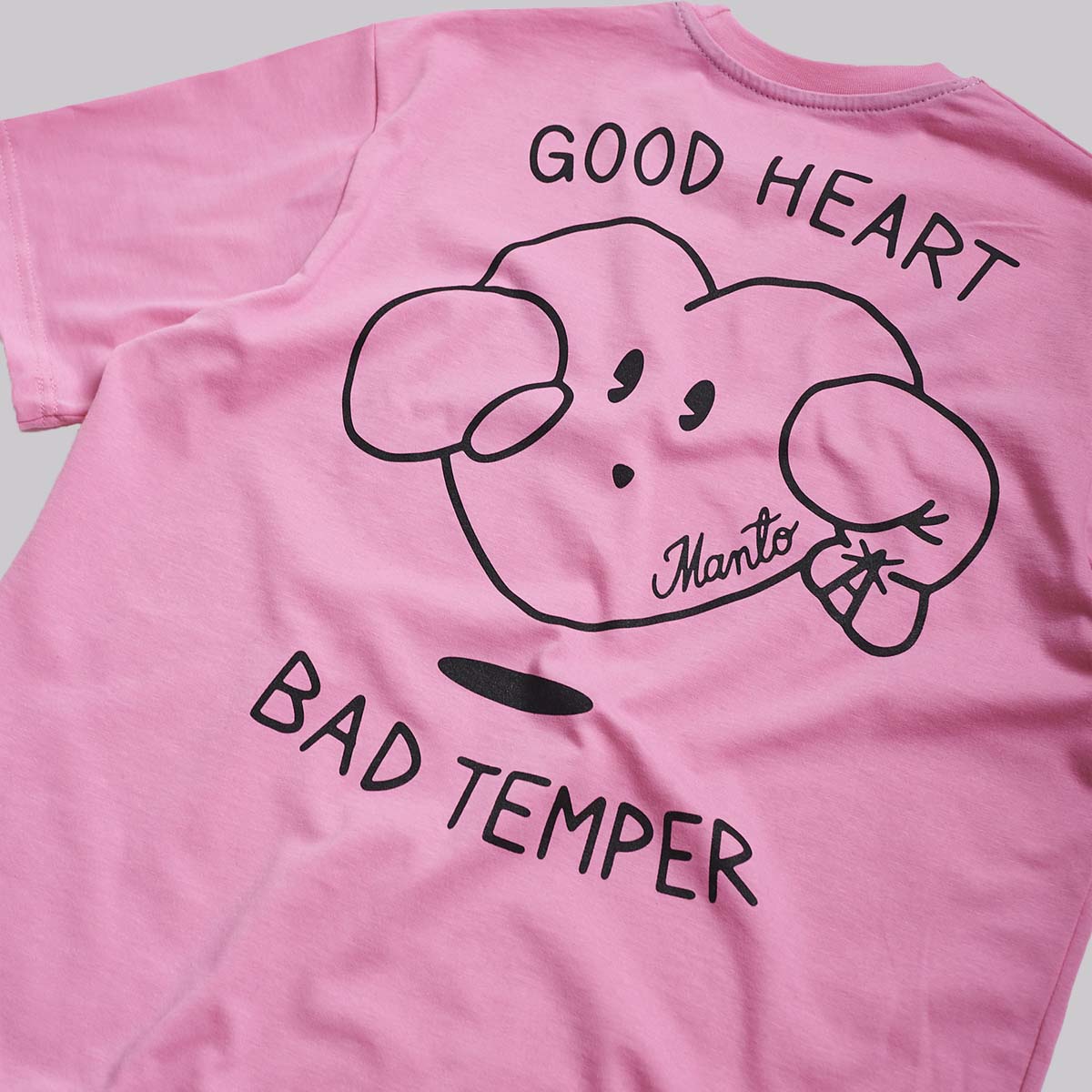T-shirt Manto x Ktof Heart Pink