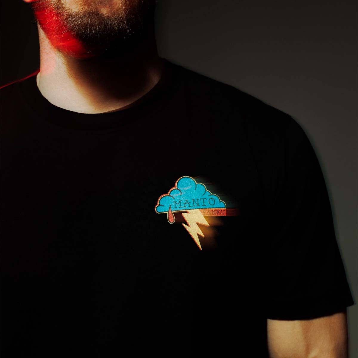 Manto x Panku Eagle футболка черная