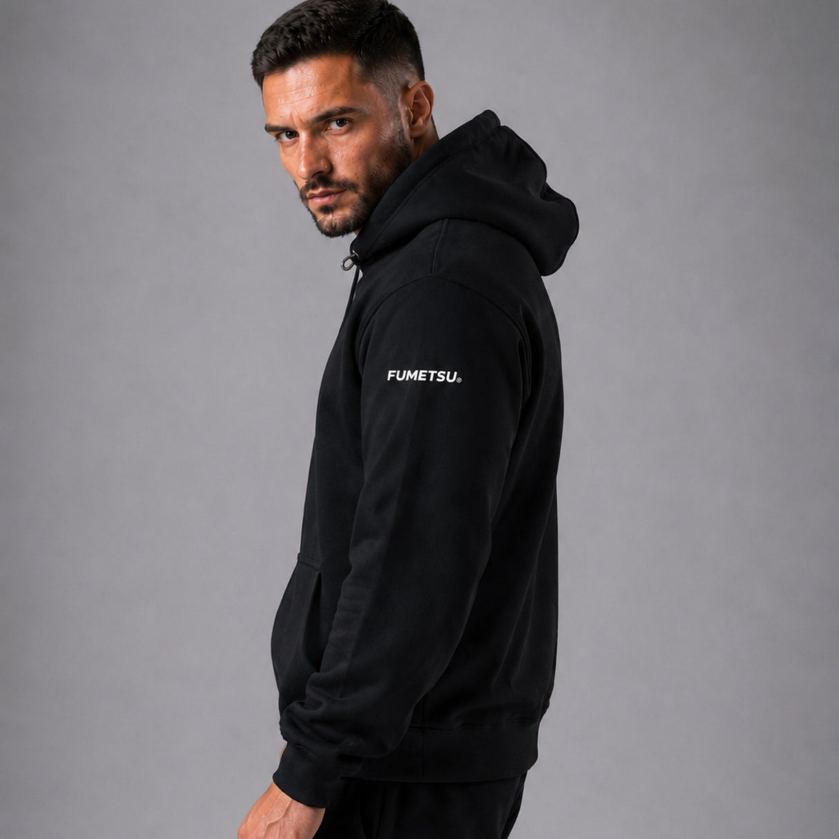 Fumetsu Mantra Hoodie Black Lifestyle 4