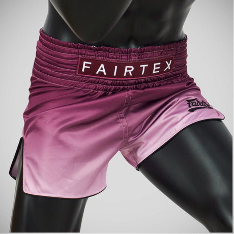 Fairtex BS1904 Fade Muay Thai Shorts Maroon