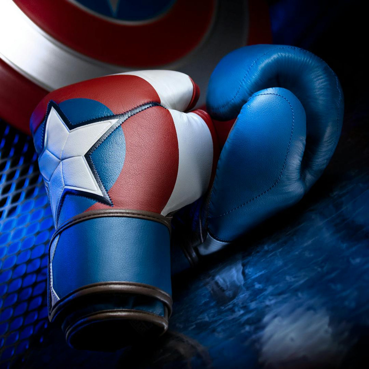 Marvel's Captain America Boxing Gloves Red/White/Blue