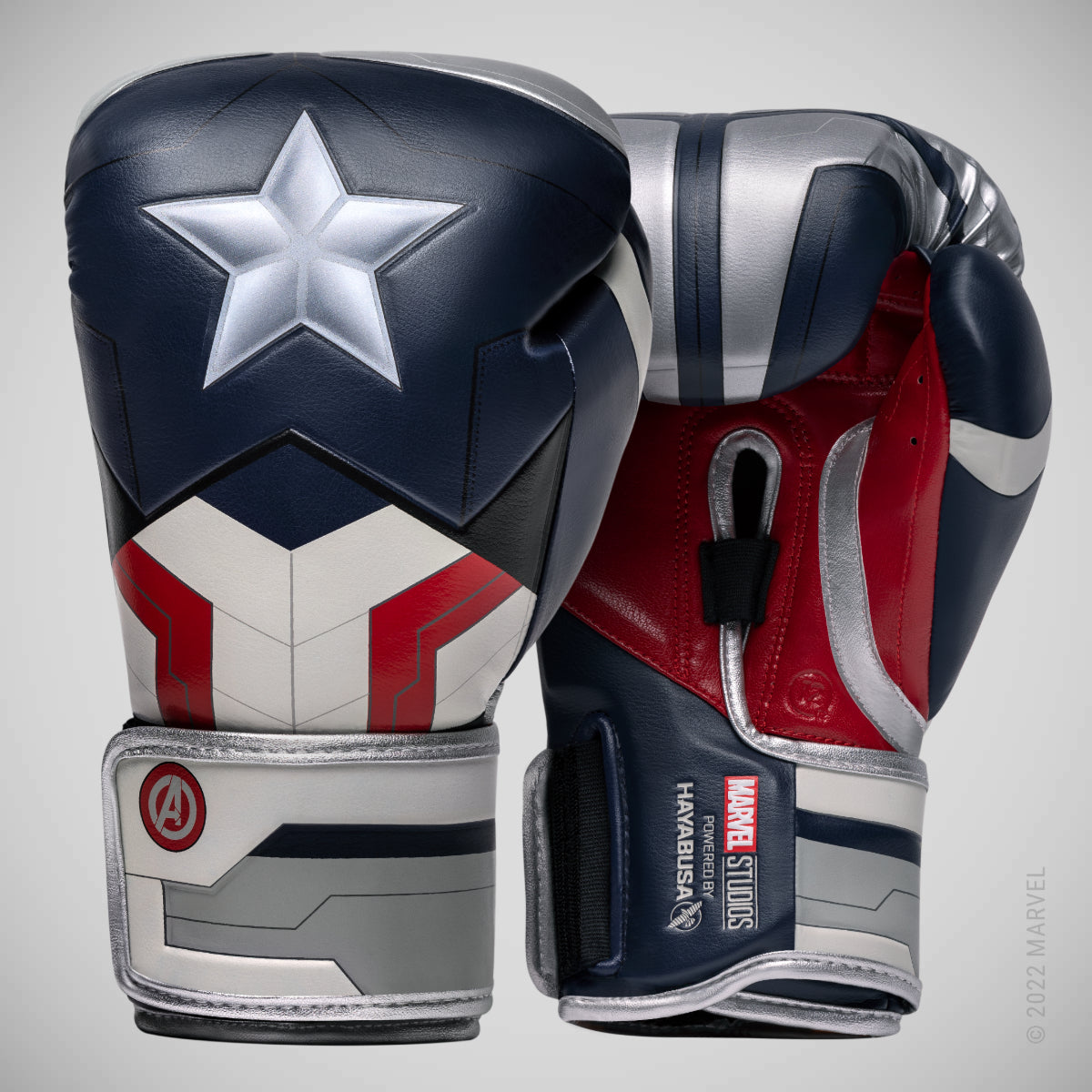 Marvel's Captain America (Sam Wilson) boxerské rukavice stříbro/modrá