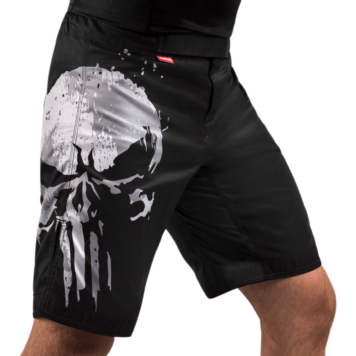 Marvel's The Punisher Fight Shorts Black