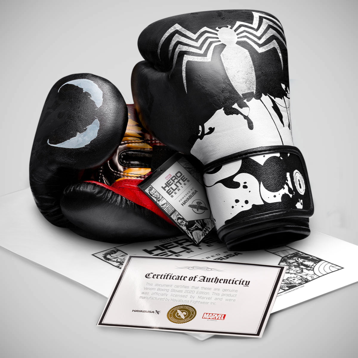 Marvel's Venom Boxing Gloves Black/White