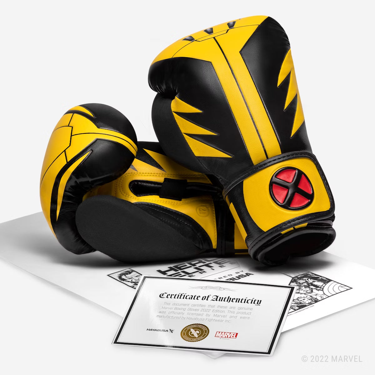 Marvel’s Wolverine Boxing Gloves Yellow/Black